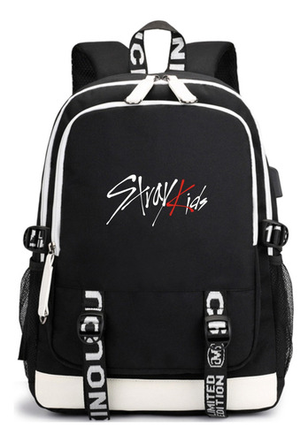 Mochila Escolar Con Doble Hombro De Stray Kids, Mochila Para