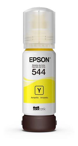 Refil Garrafa Tinta Epson T544 L3110 L3150 Amarelo Original