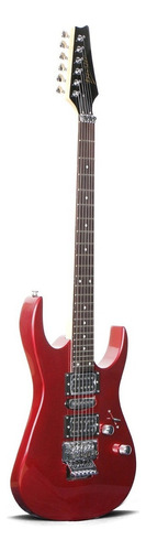 Guitarra eléctrica Deviser L-G5 de aliso metallic red brillante con diapasón de palo de rosa