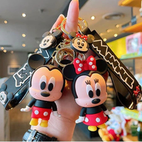 Imagen 1 de 4 de Llavero Funcko Disney - Mickey Y Minnie Mouse