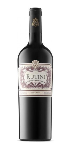 Vino Rutini Cabernet Malbec 750 Ml Botella