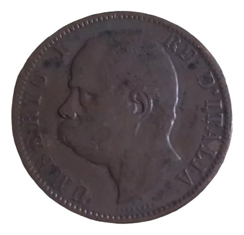 Moneda Italia 10 Centesimi 1894 Umberto I Rosario