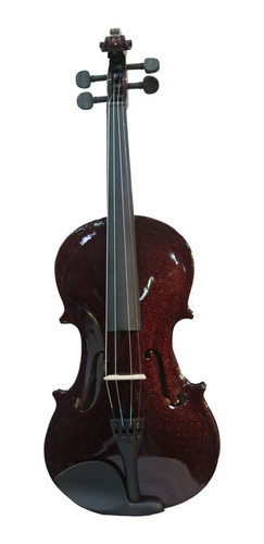 Violín 4/4 Color Vino Con Estuche Vitale Pvl0014/4-wn