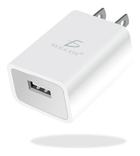 Cargador Rápido Portátil Para Múltiples Marcas Usb 5v 2a Color Blanco