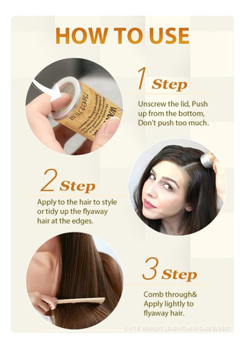 Barra De Cera Natural Anti-frizz 75g