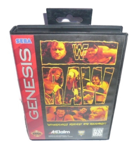 Wwf Raw Wrestling Rudest And Roughest Sega Genesis +++ (Usado)