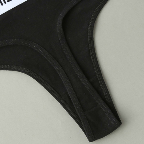 Tanga De Algodón Transpirable Sin Costuras Para Mujer, Cintu