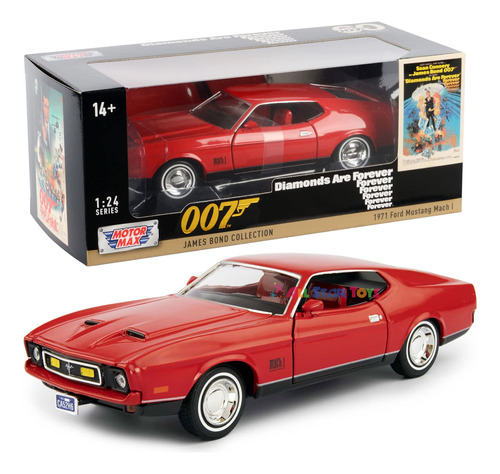 Motor Max 1971 Ford Mustang Mach I, James Bond 79851wr - Coc