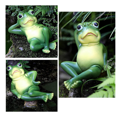 L Estatua De Rana, Estatua De Jardín, Adorno Estilo C
