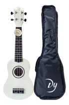 Comprar Ukelele Soprano Dy Blanco Cuerdas Aquila + Funda Impermeable