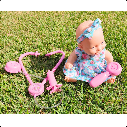 Boneca Bambolinha Médica Pequena Com Acessórios Promoção