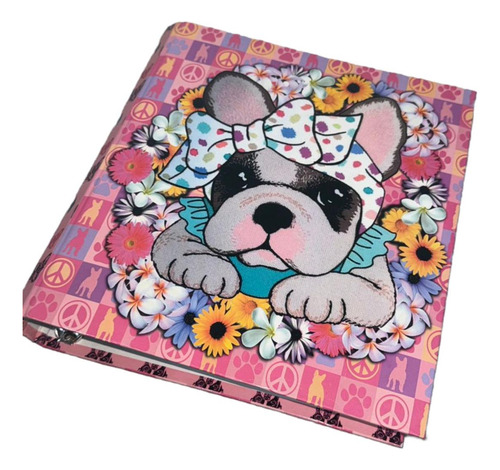 Carpeta Escolar N°a3 Diseños Originales Rosa
