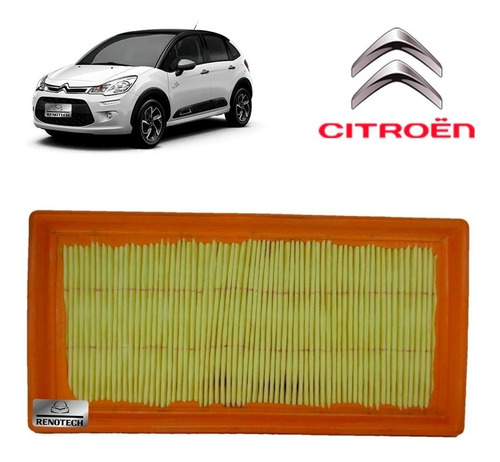 Filtro Do Ar Do Motor Citroen C3 Novo 1.2 9809643880