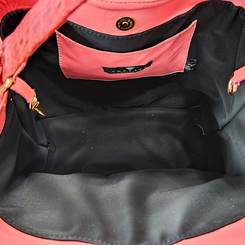 Costal Tipo Morral, Suave Piel De Borrego, Grande. Amarrte®