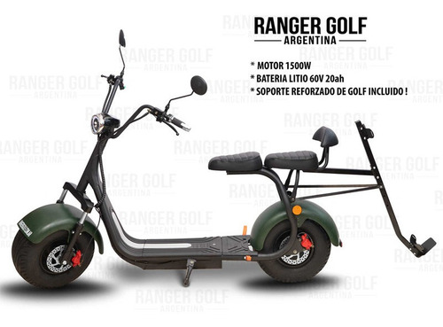 Imagen 6 de 15 de Ranger Golf Moto Eléctrica Ruedas Anchas / No Sunra