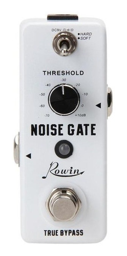 Imagen 1 de 2 de Pedal de efecto Rowin LEF-319 blanco