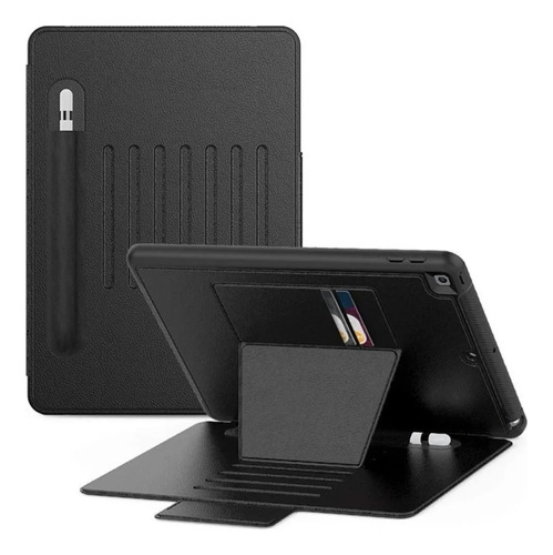 Funda Smart Case Uso Rudo Y Mica Cristal  Para iPad 9 10.2