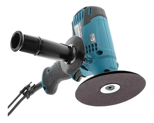 Lijadora vertical Makita Gv5010, 400 W, 125 mm, color verde, 110 V