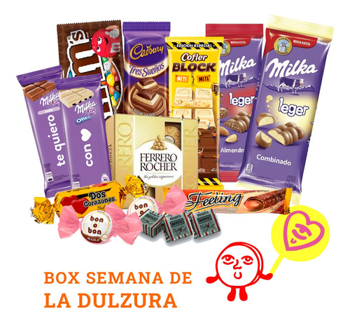 Caja De Golosinas Box Semana De La Dulzura- Delipop Dulceria