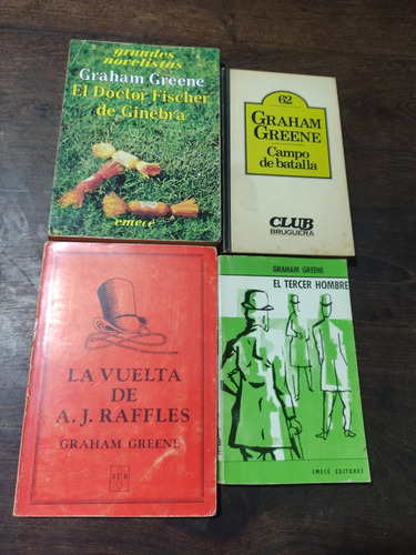 Lote X 4 Novelas De Graham Greene. Emecé. Sur. Olivos.