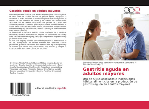 Libro: Gastritis Aguda Adultos Mayores: Uso Aines Asoc