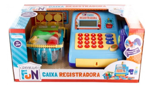 Imagem 5 de 5 de Caixa Registradora Infantil Com Acessórios Meninos - Br386