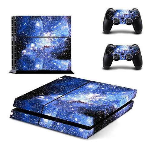 Uushop Galaxy Azul Galáctico Juego Vinilo Cubierta Protect.