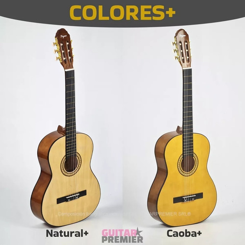 Guitarra Electrocriolla Funda Pua Colores Combo Completo