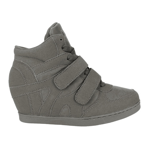 Zapatilla New Walk Velcros Gris