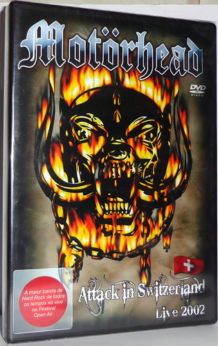 Dvd Motorhead - Attack In Switzerland Live 2002 Versão Do Álbum Standard
