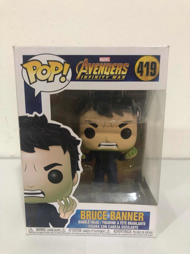 Bruce Banner 419 Avengers Infinity War Funko Pop Nuevo
