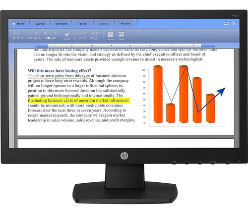 Monitor Hp V193b 18.5 Led Vga (Usado)
