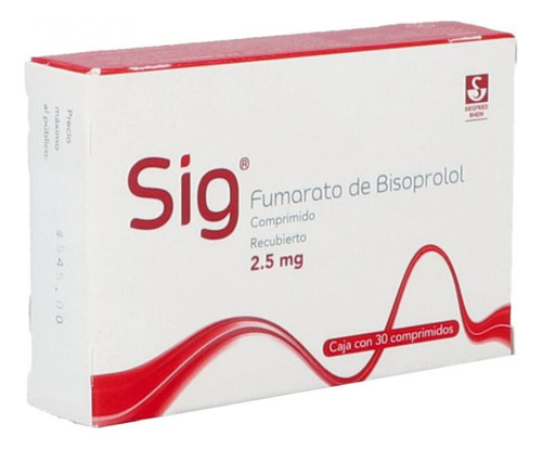 Sig 2.5 Mg 30 Comprimidos