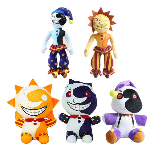 Juguetes De Peluche Sundrop Fnaf Final Boss Sun Doll Clown,