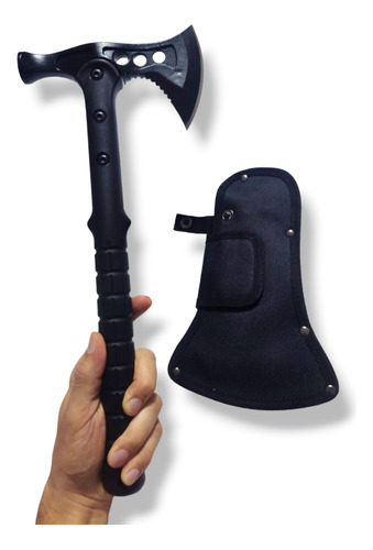 Hacha Tomahawk Táctica Supervivencia Black Khor Funda Combat