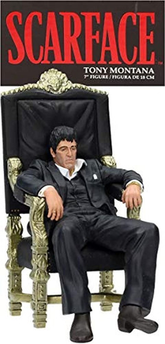 Sd Toys Movie Icons Scarface: Tony Montana Throne 7'' Figura