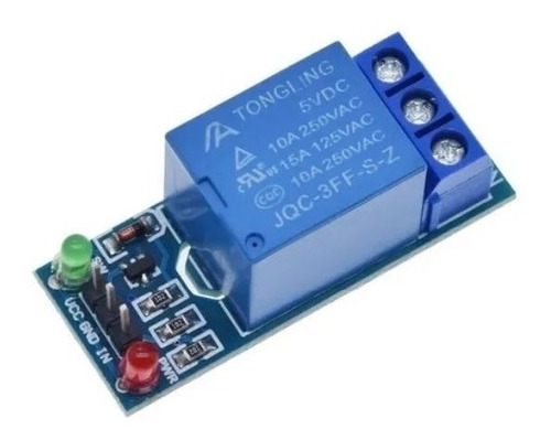 Kit 5 Unid Modulo Rele 1 Canal R Para Arduino Pi Pic 5v/10a