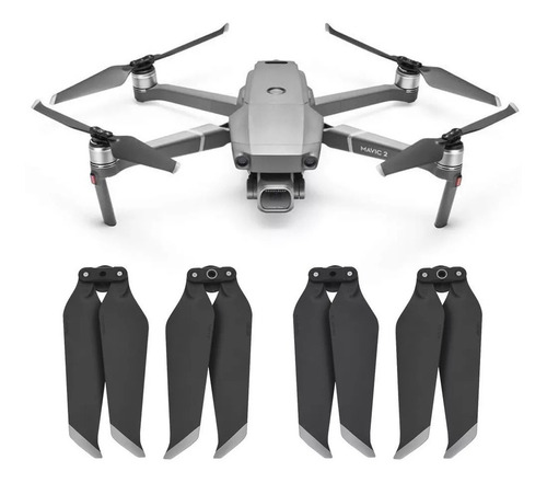 4 Hélices Para Dji Mavic Pro / Mavic Pro Platinum Low Noise