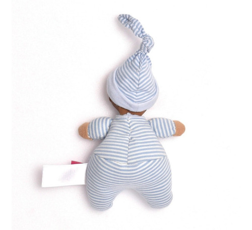 Muñeco Suave Precious Mini Rayas Azules Bonikka