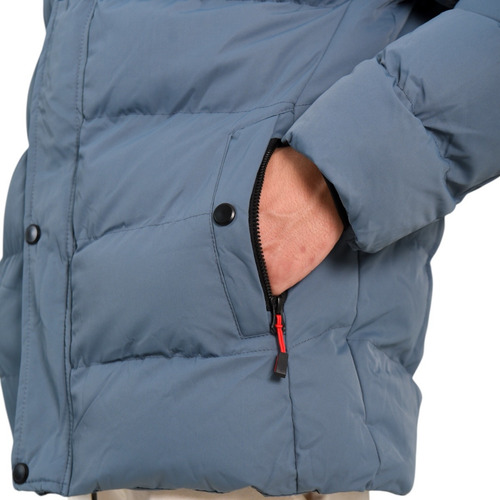Camperon Hombre Con Piel Abrigo Campera Invierno Hombres