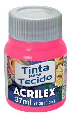 Tinta P/ Tecido Fosca 37ml Rosa Escuro 542 Acrilex