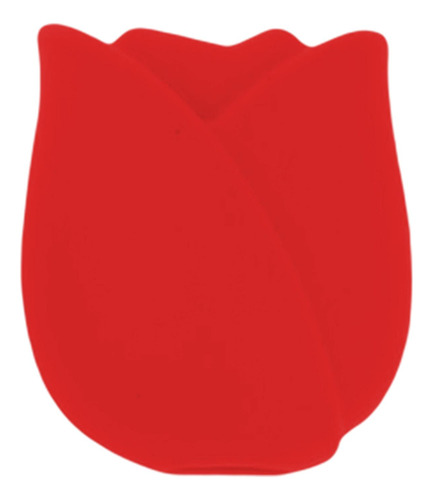 3 Fundas Portátiles De Silicona Para Brochas De Rojo
