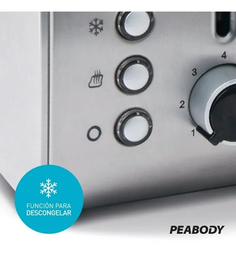 Tostadora peabody 4 panes sale