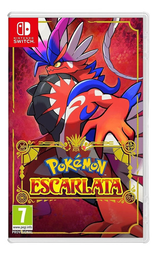 Juego Pokémon Escarlata Sellado Switch.