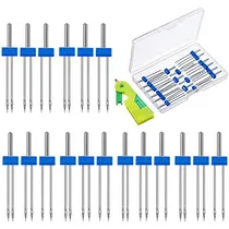 Comprar Agujas Gemelas Para Máquina De Coser, 18 Piezas, Agujas Dobl