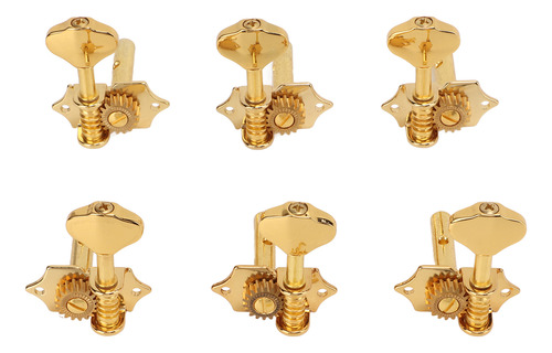 Guitar Tuning Key 6pcs String Peg Metal Open Tuner Machine