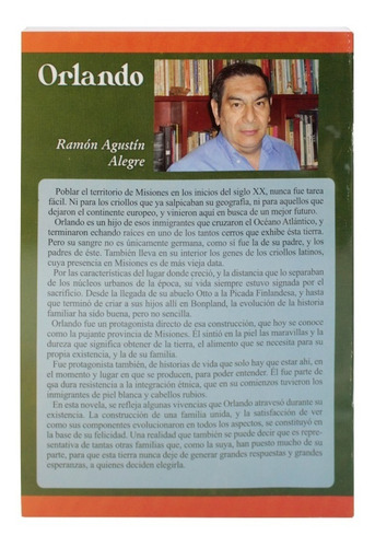 Imagen 2 de 2 de Libro Orlando - De Ramón Agustín Alegre