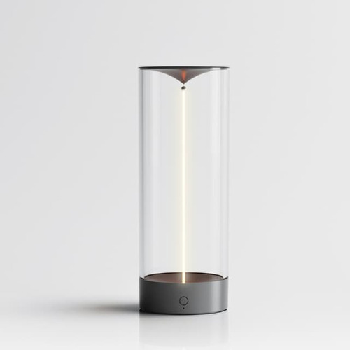 Lámpara Magnética Led Recargable Control Táctil Inpro Gris Medium