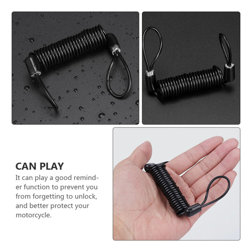 Cables De Bloqueo Antirrobo Profesionales Para Frenos De Dis