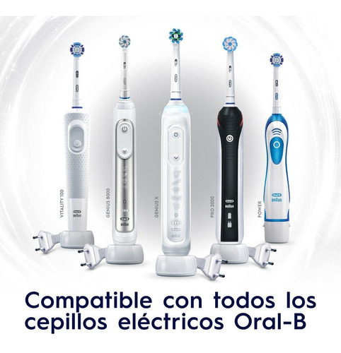 Imagen 6 de 6 de Cabezales de repuesto para Cepillo de Dientes Oral-B Precision Clean pack de 4